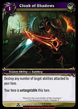 Wow tcg-cloak of shadows/betrayer eng