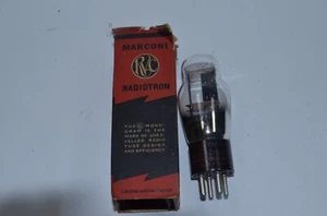 VINTAGE NOS MARCONI RADIOTRON TV RECTIFIER VACUUM TUBE 12Z3 - Picture 1 of 7
