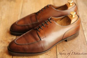 Edward Green Dover Brown Leather Derby Shoes UK 10 E US 10.5 EU 44 - Picture 1 of 11