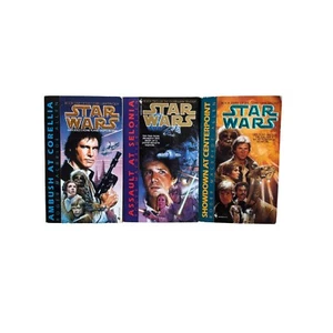 Star Wars Bücher Corellianische Trilogie Menge 3 Roger Macbride Allen Han Leia Luke PB - Bild 1 von 4
