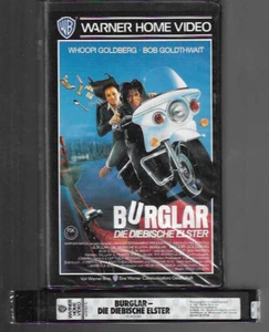 Warner Großcover  Whoopi Goldberg   BURGLAR     VHS Rarität  NEU  OVP in Folie - Bild 1 von 2
