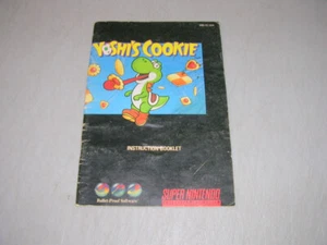 Yoshi's Cookie (Super Nintendo SNES) Manual de instrucciones original - Imagen 1 de 2