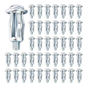 80 PCS Expansion Screw Petal Nut, M4-20, M4-25, M5-25, M6-25 Petal Shape Metal N - Picture 1 of 12
