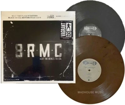 BLACK REBEL MOTORCYCLE CLUB LP x 2 Beat The Devil's Tattoo COLOURED VINYL 25th - Image 1 of 4