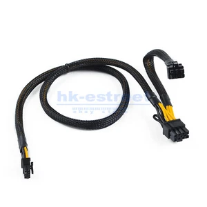 8Pin to 6+8Pin GPU Video Card Power Adapter Cable for HP DL380 G10 G10+ Gen11 - Picture 1 of 24