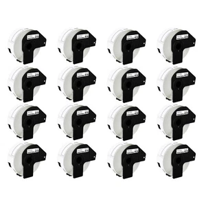 16Rolls 1-1/7"x3-1/2" Standard Paper Address Labels DK-1201 For Brother QL-1060N - Picture 1 of 18