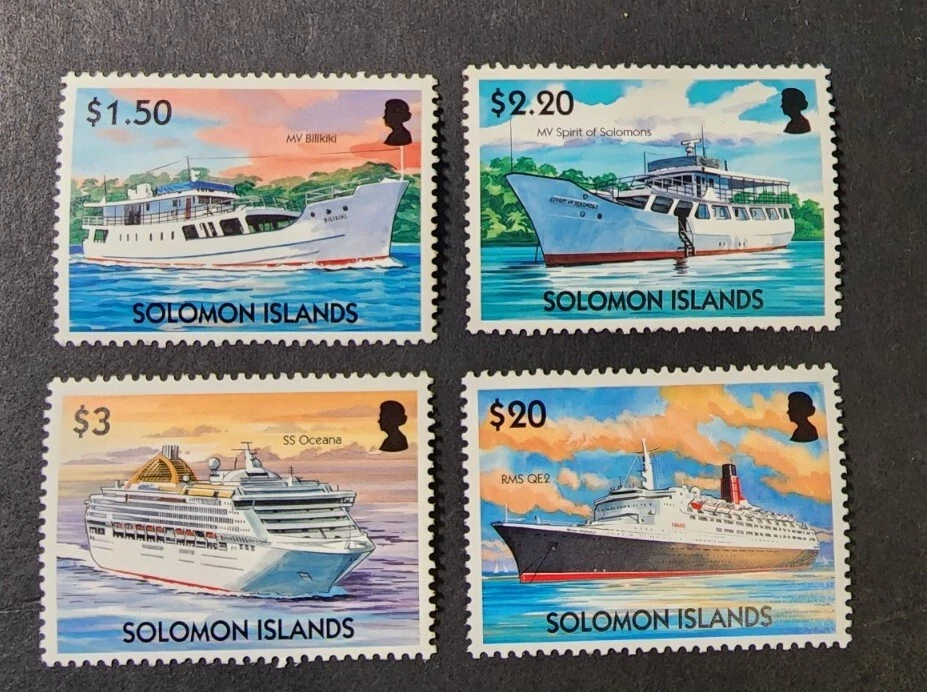 Solomon Islands  2004 Merchant Ships set MUH  B14 - Image 1 of 1