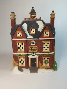 Vintage Department 56 Dickens Village Boarding School Christmas Holiday Village - Picture 1 of 7
