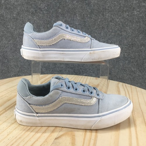 Scarpe Vans donna 6 Ward sneakers blu stringate basse comode punta tonda 721356