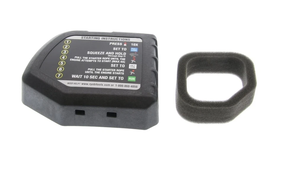 Оригинальный воздушный фильтр и крышка Ryobi 308649003 5687301 RY251PH RY252CS RY253SS RY254BC - Изображение 1 из 1