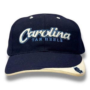 North Carolina Tar Heels Hat Cap Strap Back Adjustable Blue One Size - Picture 1 of 8