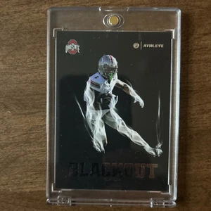 2025 ONIT Ohio State Buckeyes Football Silver BLACKOUT card BRANDON INNISS - Foto 1 di 2