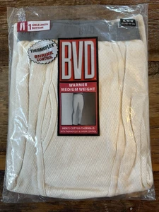 BVD Thermohose Long Johns Hose XL 40-42 mittelschwer natur 100% Baumwolle - Bild 1 von 11