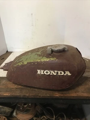 1974-1976 Honda CL360 Fuel Tank REPAIR OR WALL ART - Image 1 of 4