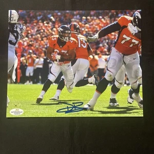 🏈”Devontae Booker” Denver Broncos Signed Autographed Photo W/COA As Pictured - Picture 1 of 9