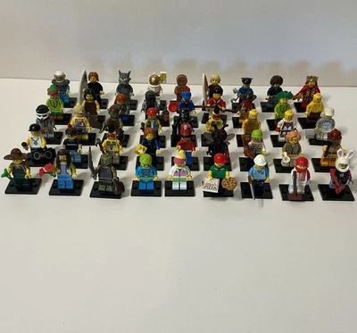 Huge Rare Lot Of 45 Lego Minifigures, CMF, City, Etc. ~ USED, READ DESCRIPTION - Image 1 of 4