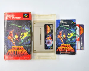 Complete Japanese Super Metroid Super Famicom SNES Nintendo NTSC-J - Picture 1 of 9