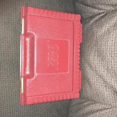 Vintage retired LEGO Red Carrying Case Storage Box w/ handle 1984 - Image 1 of 4