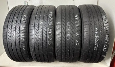 NO SHIPPING ONLY LOCAL PICK UP Set 4 Tires 265 50 20 Bridgestone Dueler H/L 400 - Image 1 of 4