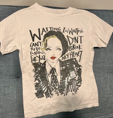 Camiseta Madonna The Celebration Tour Adulto Pequeño Concierto Esperando Te Camiseta Foto 1 de 3