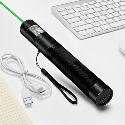Laserpointer 532 nm. ( Grün ) - USB Ladung - Sternkappe - Bild 1 von 4