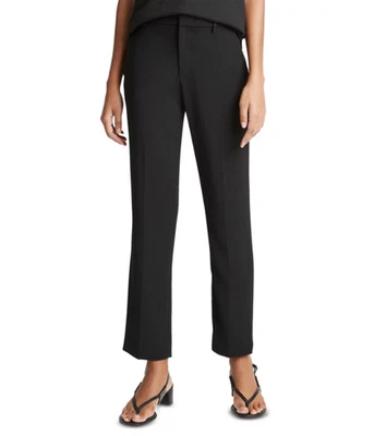 Pantalones de pierna recta de crepé a medida Vince precio de venta sugerido por el fabricante $345 Foto 1 de 3