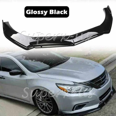 For Nissan Juke 2011-2017 Front Bumper Lower Lip Splitter Spoiler Body Kit Gloss Foto 1 de 4