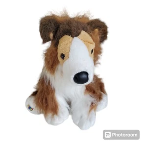 Ganz Webkinz Collie Sheltie Dog Pup HM149 Stuffed Animal Plush Toy Collectible - Picture 1 of 5