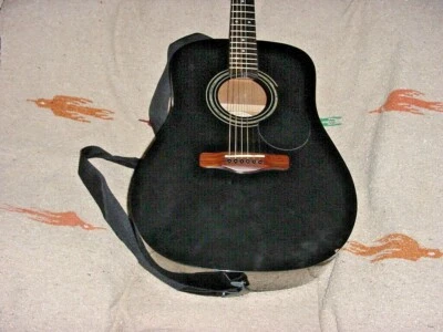 SAMICK ACOUSTIC GUITAR D-1B  GREG BENNETT DESIGN ERNIE BALL STRAP - Image 1 of 4