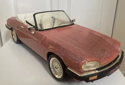 Barbie Jaguar XJS Rosa Brillante 1991 Mattel Convertible - 25” L x 10” ¡Con RARA! Foto 1 de 4