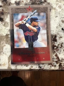 1997 DONRUSS ELITE KARTE CLEVELAND INDIANER MANNY RAMIREZ #18 - Bild 1 von 1