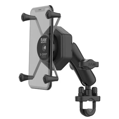 RAM Handlebar / Rail Mount with X-Grip Large Phone Holder and Vibe-Safe Adapter - Image 1 of 4
