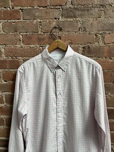 Rag and Bone Men’s Shirt, Sz Medium Slim Fit 2, 100% Cotton Pink/White - Picture 1 of 7