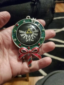 Lollipop Christmas Ornament Zelda Triforce - Picture 1 of 2