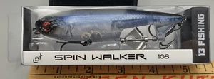 NEW 13 Fishing Spin Walker 108 Floating Lunar Shad L-4-1/4" WT-2/3oz - Picture 1 of 5