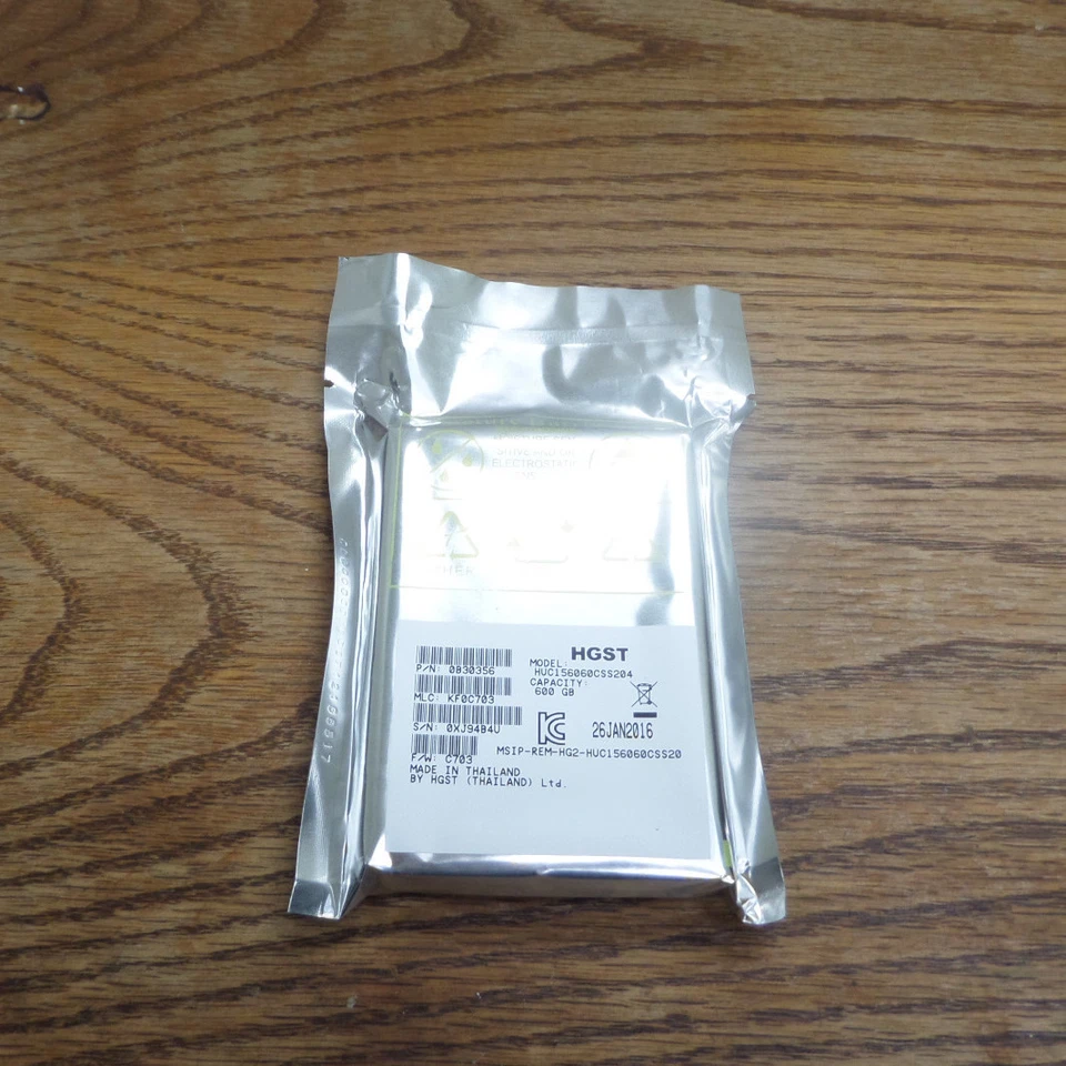 HGST ULTRASTAR C15K600 600GB Enterprise SAS 12Gb/s 15000RPM 2.5-Inch 0B30356 - Image 1 of 1