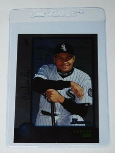 1998 BOWMAN INTERNATIONAL CARLOS LEE ROOKIE CARD #428 (Near Mint)