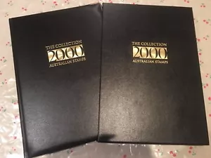 2000 Australian Post Year Book Album Stamps - Executive Leather Black Edition - Picture 1 of 1