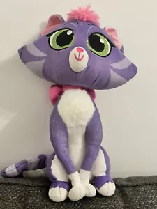 Disney Store Puppy Dog Pals Disney Junior Hissy Plush Cuddly Soft Toy Purple Cat - Picture 1 of 7