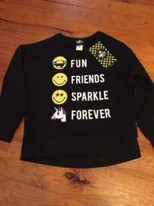 Smiley Girls Windcheater Jumper top size 9 free postage Brand New! - Picture 1 of 1