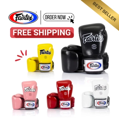 (Free Shipping) Fairtex BGV1 Muay Thai Solid Color Muay Thai Boxing Glove - Image 1 of 4
