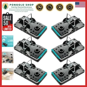 Aggressive & Reusable Rat Traps - 6-Pack Humane Rodent Control Solution - Picture 1 of 11