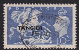 MOROCCO AGENCIES (TAN) GVI SG288, 10s ultramarine, FINE USED. Cat £25. - Picture 1 of 2