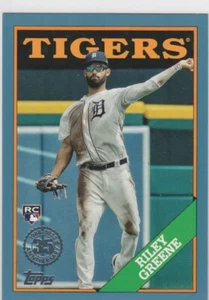 2023 Topps Update Riley Greene 1988 Blue Parallel Rookie RC #88US-24 Tigers - Picture 1 of 1