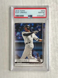 ELOY JIMENEZ 2019 Topps FLAGSHIP BASE SP RC #670! PSA GEM MINT 10! ORIOLES! - Picture 1 of 3
