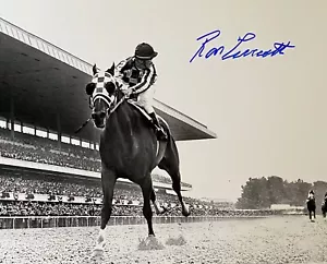 Secretariat Photograph Belmont Stakes Ron Turcotte Autograph 8x10 - Picture 1 of 2
