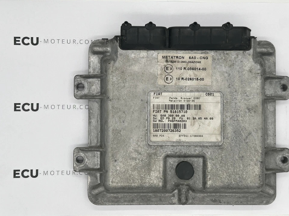Calculateur ECU moteur Fiat panda - 51815710, , - Photo 1/1
