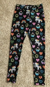 Legging-Hose Mädchen Größe 14 Justice neonfarben - Bild 1 von 2