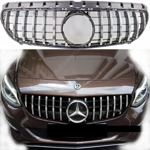 For Mercedes W246 B-Class B200 B220 B250e Front Bumper Chrome GT Grille 2015-18 - Picture 1 of 15