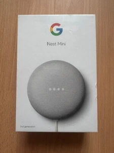Altoparlante intelligente Google Nest Mini (2a generazione) - gesso - nuovo sigillato - Foto 1 di 5